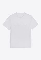 Helmut Lang Logo Print Sheer T-shirt White O04HM501WHITE