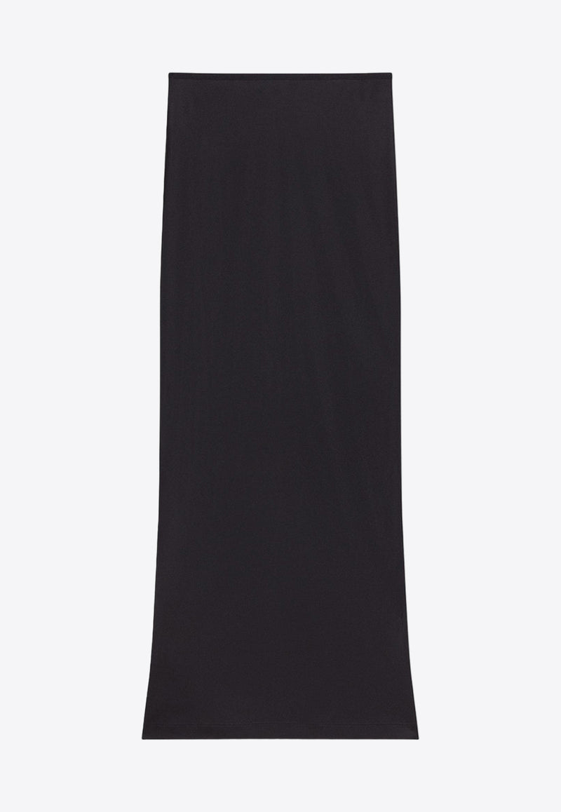 Helmut Lang Fluid Maxi Skirt Black O05HW302BLACK