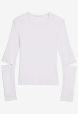 Helmut Lang Astro Crewneck T-shirt O05HW502WHITE