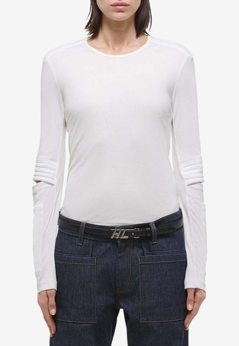 Helmut Lang Astro Crewneck T-shirt O05HW502WHITE