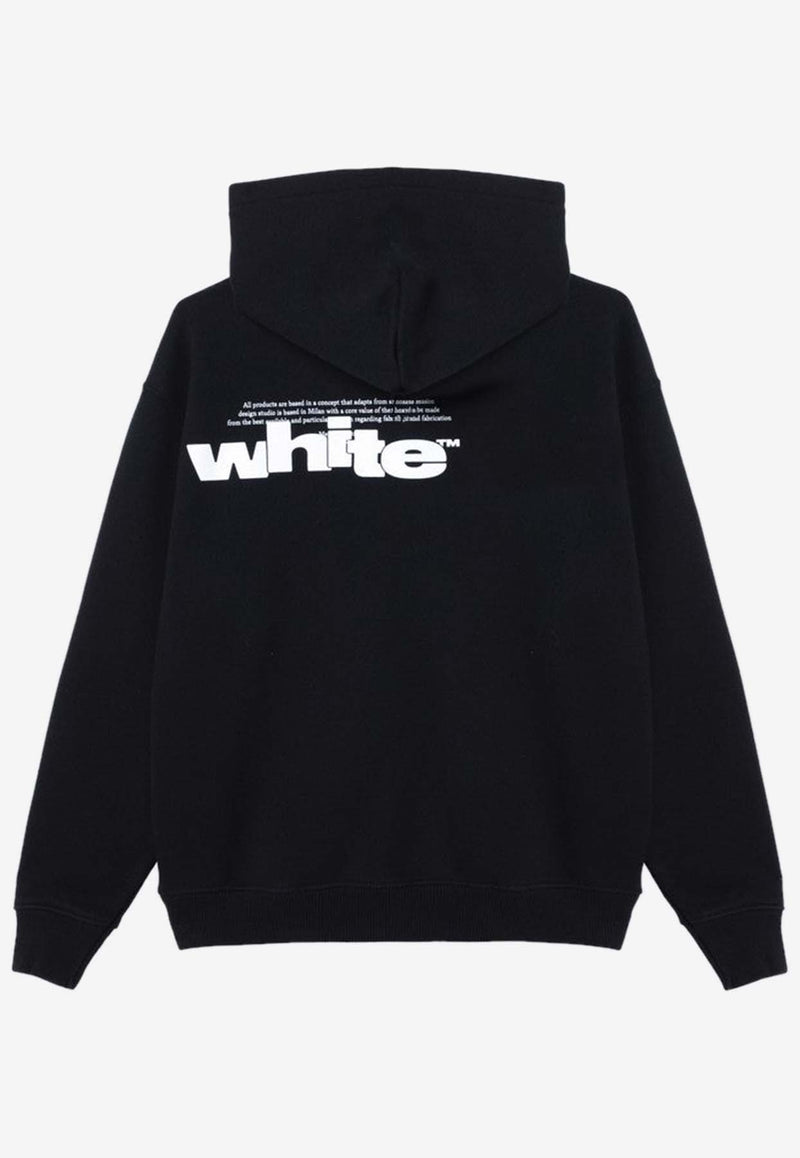 Off-White Kids Boys Type Graphic Hooded Sweatshirt Black OBBB001F24-AFLE005/P_OFFW-1001