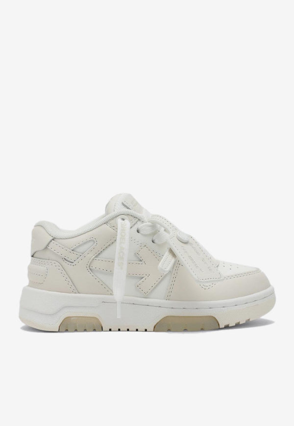 Off-White Kids Boys Out Of Office Low-Top Sneakers White OBIA011F24LEA002/P_OFFW-0103