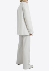 The Frankie Shop Lyra Oversized Blazer White OBLLYRAOV00000WHITE