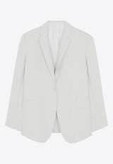 The Frankie Shop Lyra Oversized Blazer White OBLLYRAOV00000WHITE