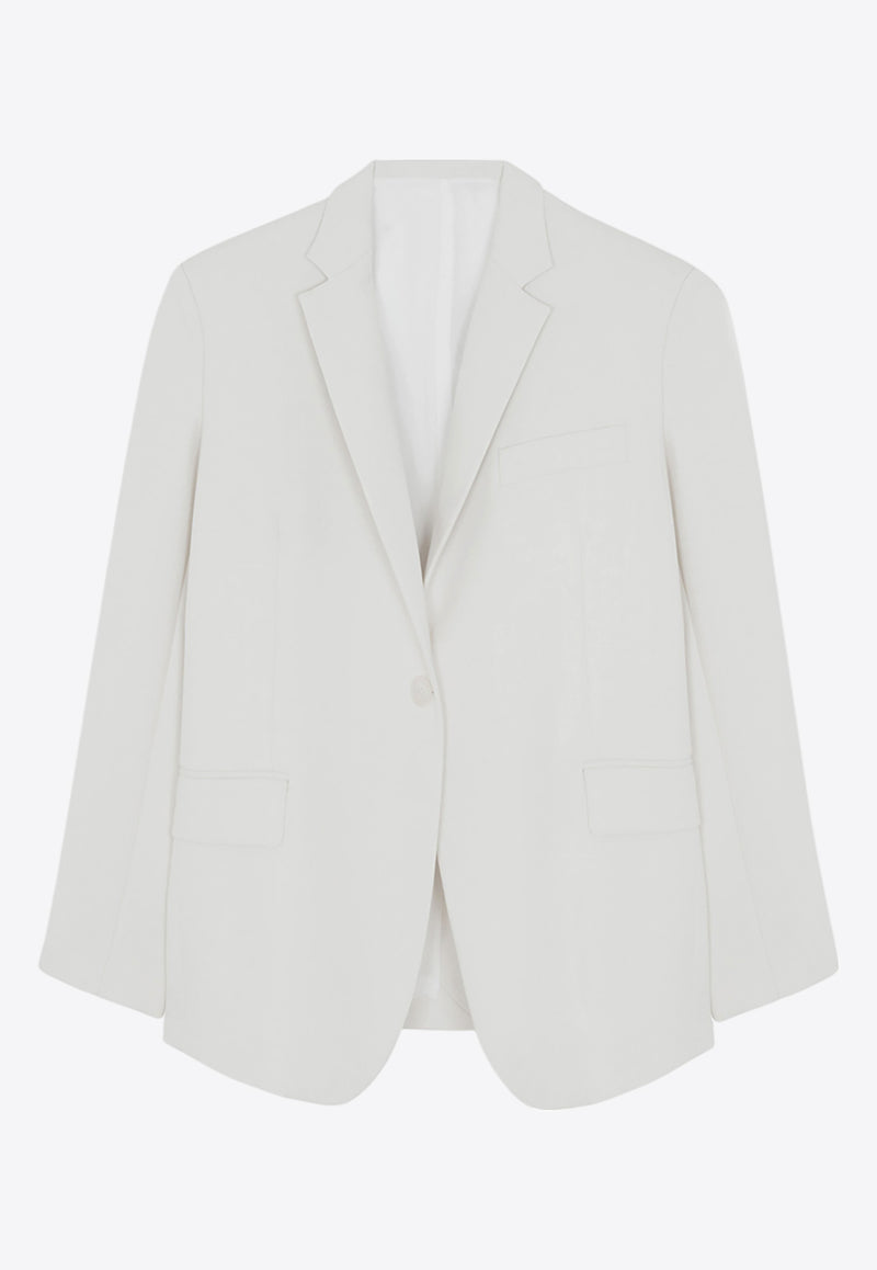 The Frankie Shop Lyra Oversized Blazer White OBLLYRAOV00000WHITE