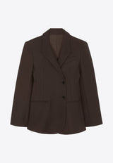 The Frankie Shop Morrison Crossover Blazer Brown OBLMORRIS02000BROWN