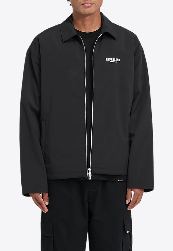 Represent Owners Club Coach Zip-Up Jacket Black OCM11197BLACK