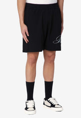 Represent Owners Club Logo Bermuda Shorts Black OCM41247CO/Q_REPRE-001