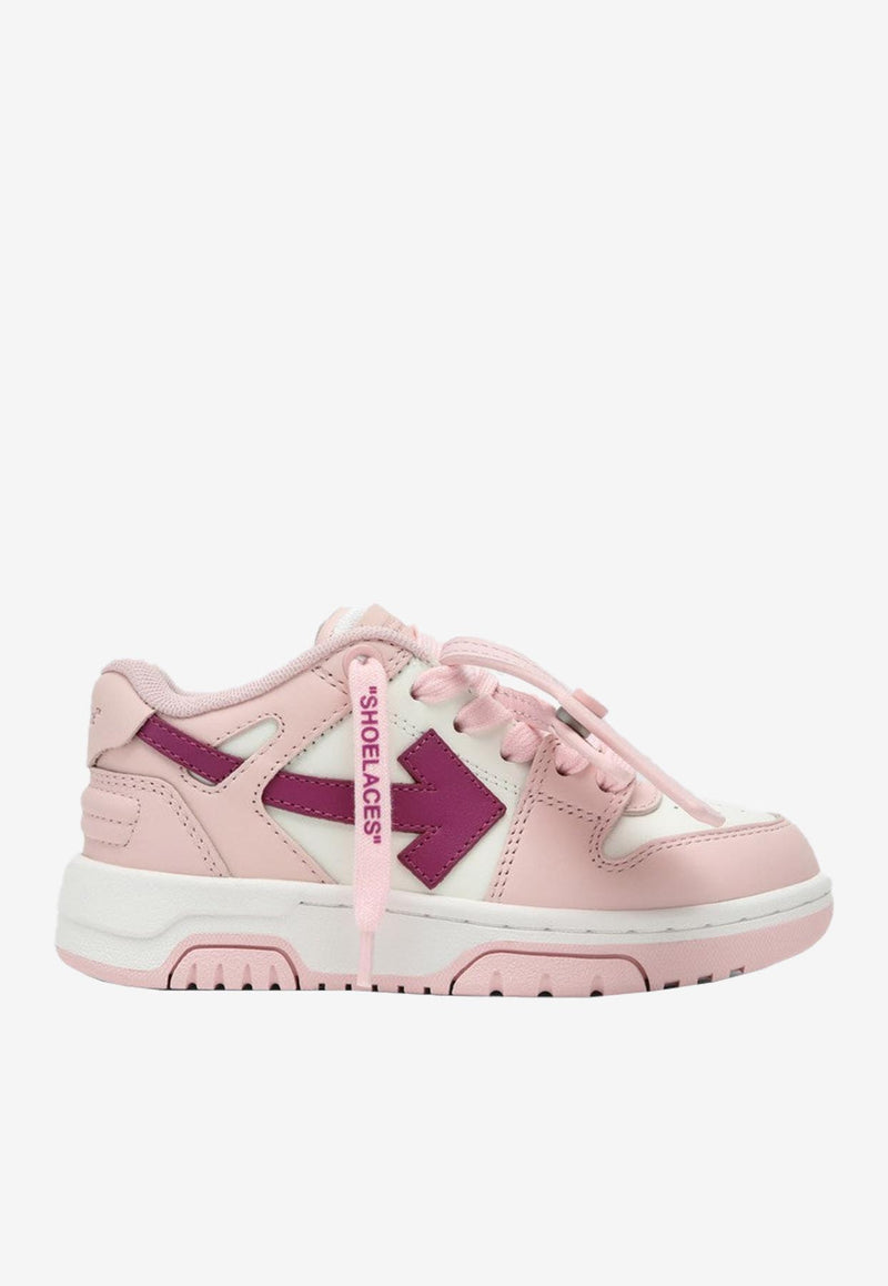 Off-White Kids Girls Out Of Office Low-Top Sneakers Pink OGIA007F24-ALEA001/P_OFFW-013C