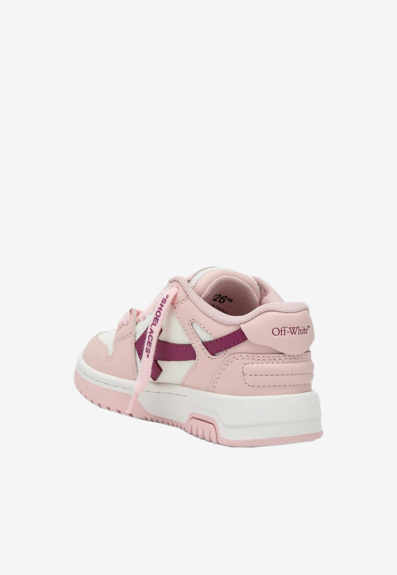 Off-White Kids Girls Out Of Office Low-Top Sneakers Pink OGIA007F24-ALEA001/P_OFFW-013C