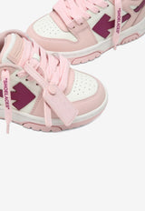 Off-White Kids Girls Out Of Office Low-Top Sneakers Pink OGIA007F24-ALEA001/P_OFFW-013C