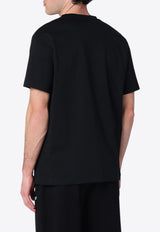 Off-White OFF Stamp Crewneck T-shirt Black OMAA027C99JER017/Q_OFFW-1001