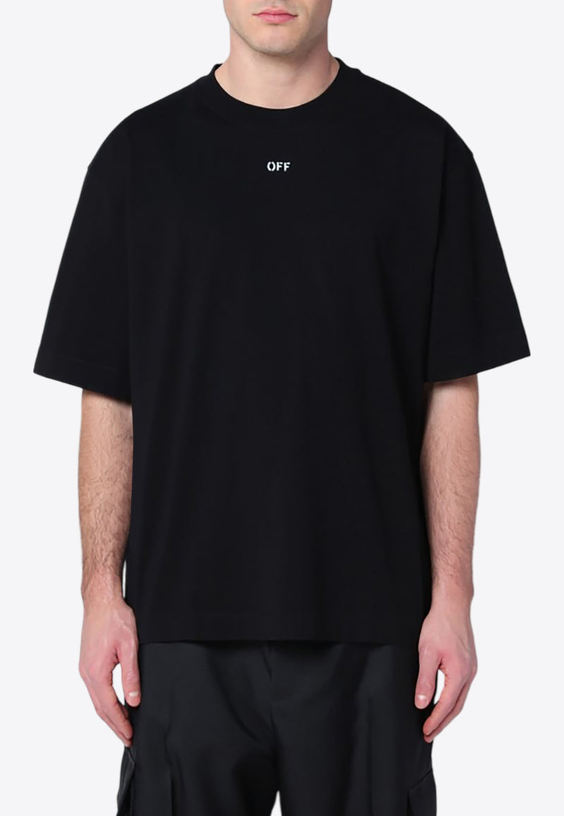 Off-White Vibe Arrow Crewneck T-shirt Black OMAA120S25JER00F/Q_OFFW-1041