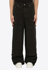 Off-White Wide-Leg Denim Cargo Pants OMCE044C99FAB001/O_OFFW-1000