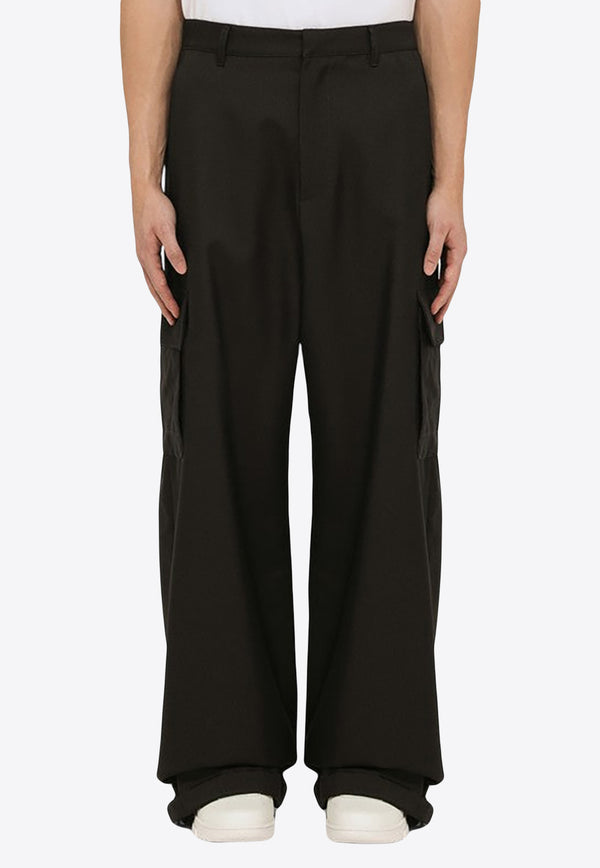 Off-White Wide-Leg Denim Cargo Pants OMCF037C99FAB002/O_OFFW-1010