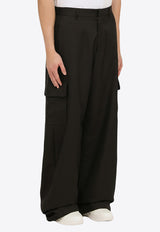 Off-White Wide-Leg Denim Cargo Pants OMCF037C99FAB002/O_OFFW-1010