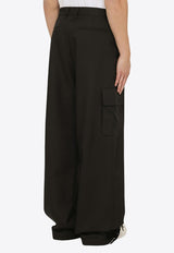 Off-White Wide-Leg Denim Cargo Pants OMCF037C99FAB002/O_OFFW-1010