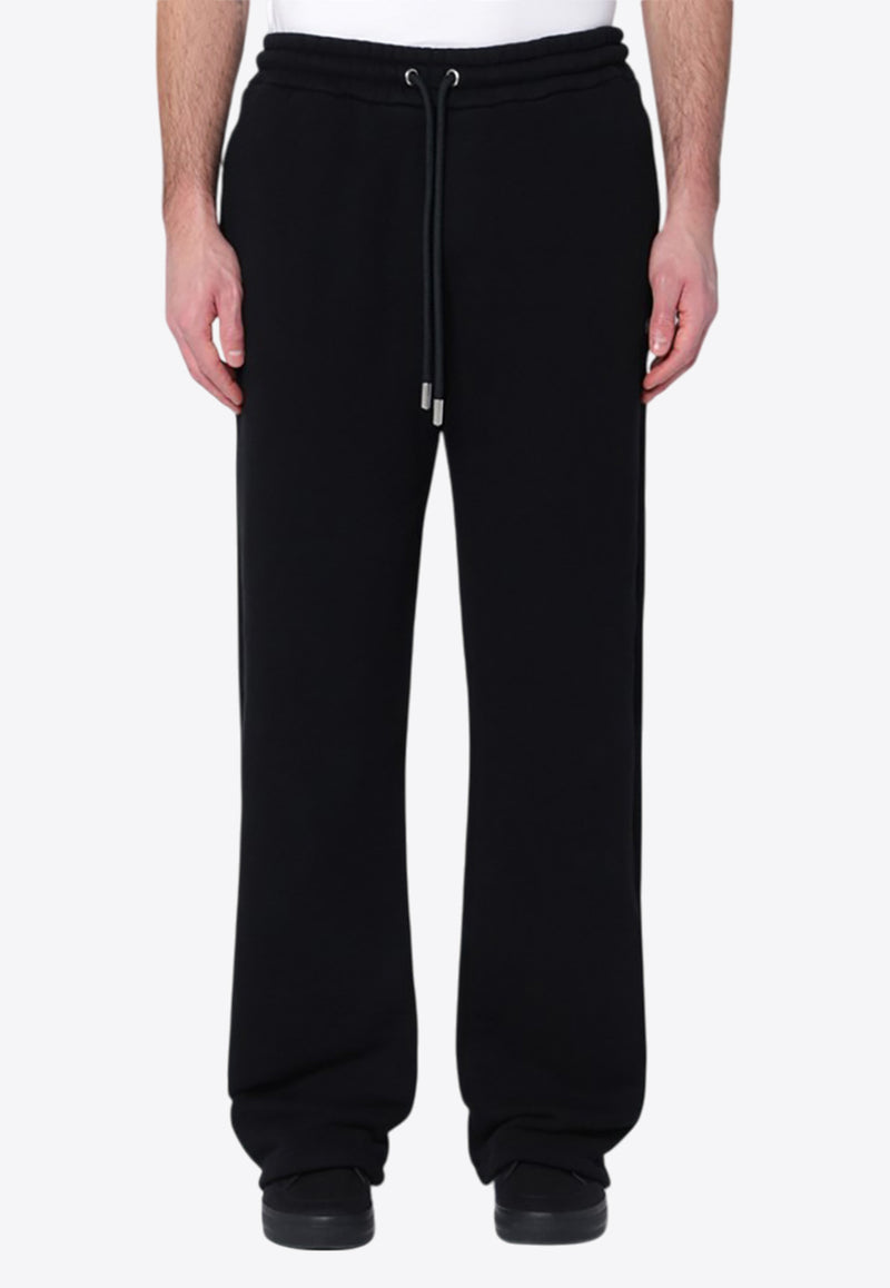 Off-White Contrasting Logo Track Pants Black OMCH054C99FLE003/Q_OFFW-1001