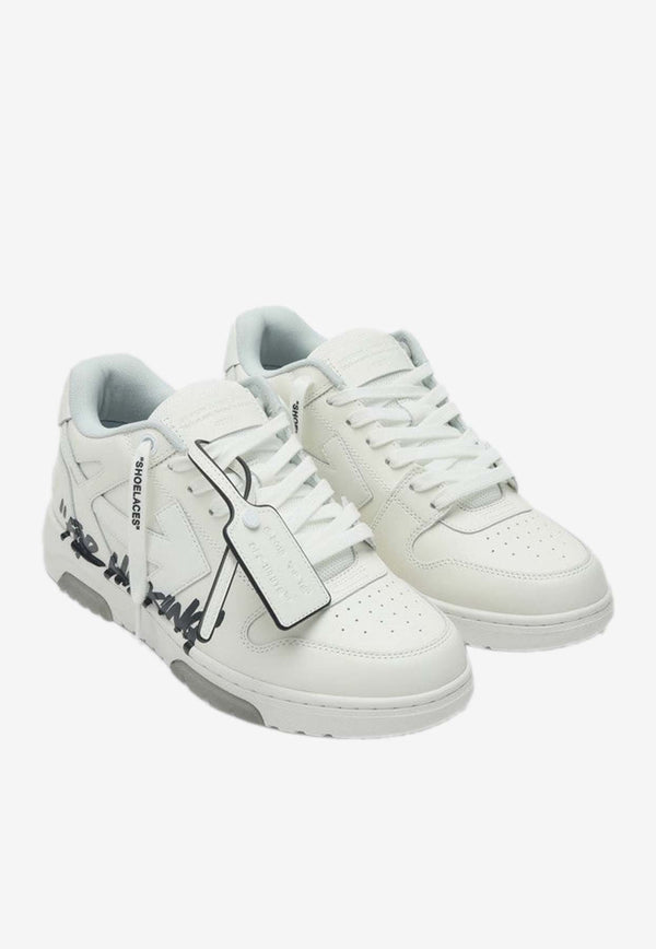 Off-White Out Of Office Leather Sneakers OMIA189C99LEA01A/Q_OFFW-0110