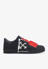 Off-White Vulcanized Canvas Low-Top Sneakers Black OMIA293C99FAB002/Q_OFFW-1001