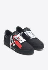 Off-White Vulcanized Canvas Low-Top Sneakers Black OMIA293C99FAB002/Q_OFFW-1001