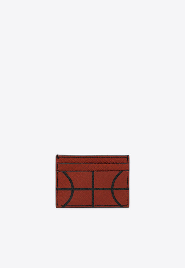 Off-White Basketball Leather Cardholder Red OMND093C99LEA001/P_OFFW-2010