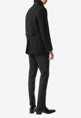 Tom Ford Melton Double-Breasted Overcoat OPR002-FMW013F23 LB999 Black