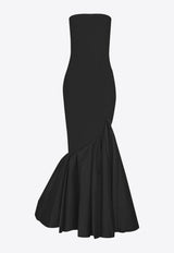 Solace London Rayne Strapless Gown Black OS42042BLACK