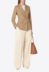 Max Mara Osanna Double-Breasted Wool Blazer Beige OSANNACO/P_MAXM-003