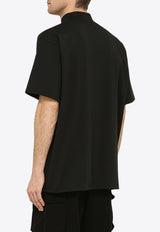 NEEDLES Mock-Neck Logo T-shirt Black OT260PL/O_NEEDL-BLK