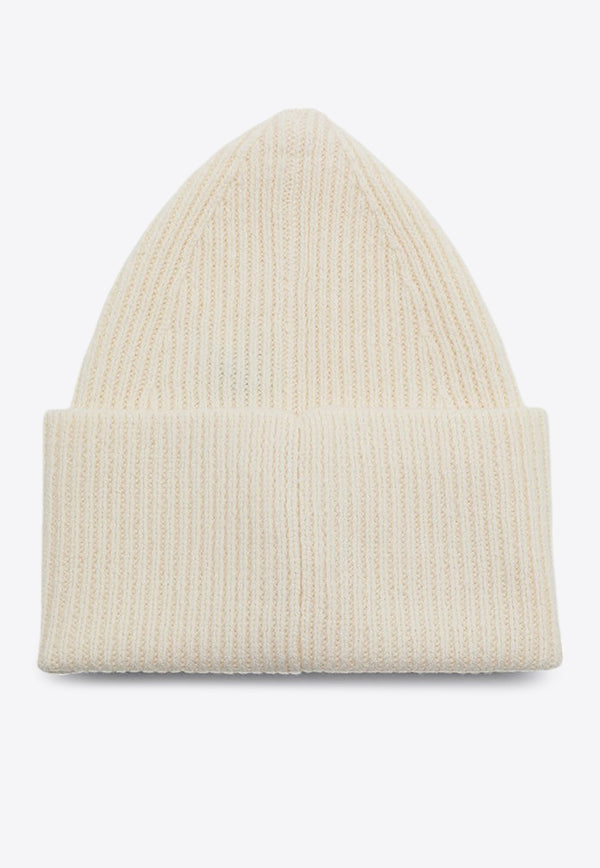 Off-White Arrow Embroidered Wool Beanie White OWLC018F24KNI003/P_OFFW-0B3B