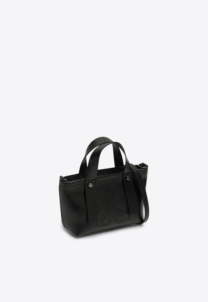 Off-White Day Off Leather Tote Bag Black OWNA226C99LEA001/P_OFFW-1000