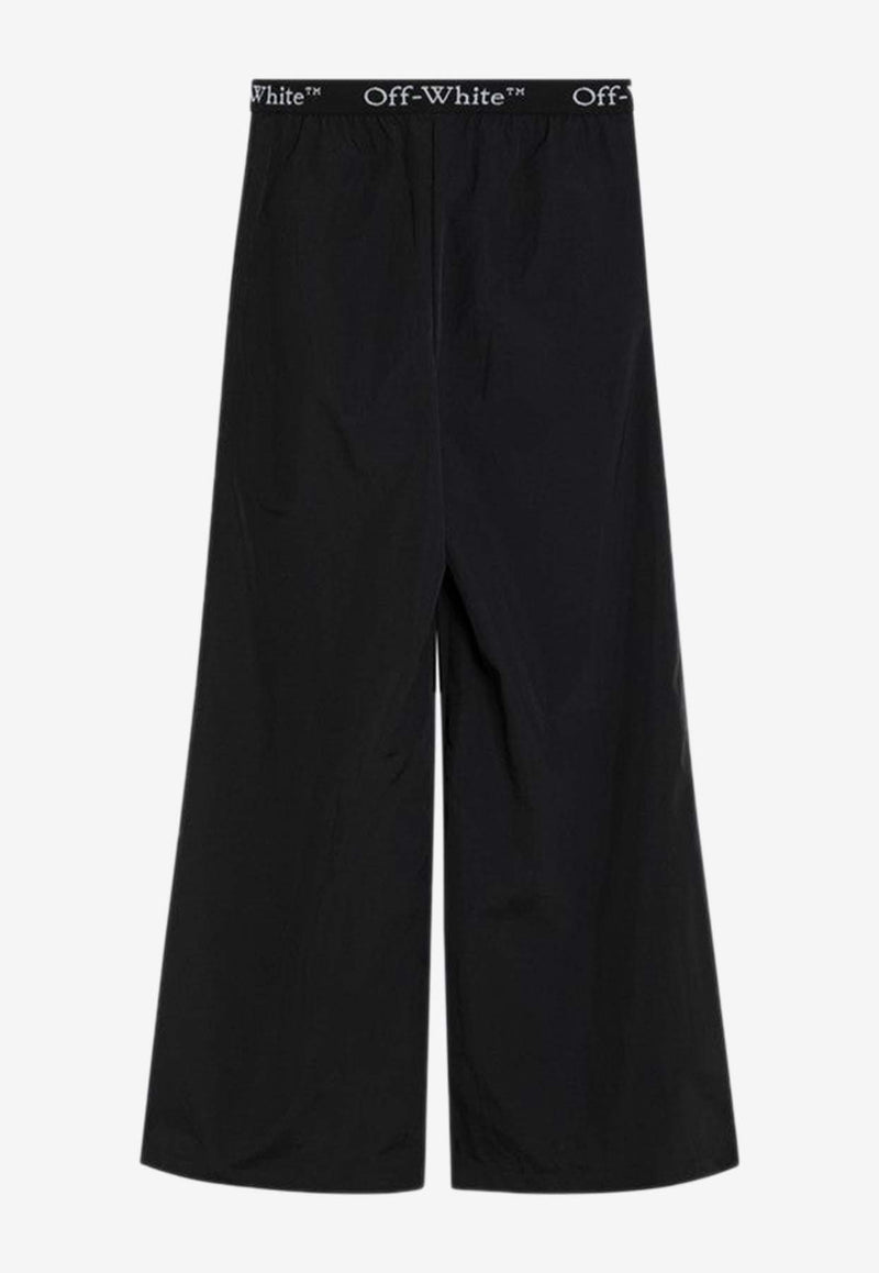 Off-White Wide Nylon Pants OWVI016S25FAB001/Q_OFFW-1000