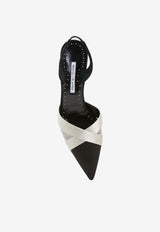 Manolo Blahnik Oyounasli 50 Slingback Pumps OYOUNASLI 50 GREY 0334 1897-0001 Multicolor