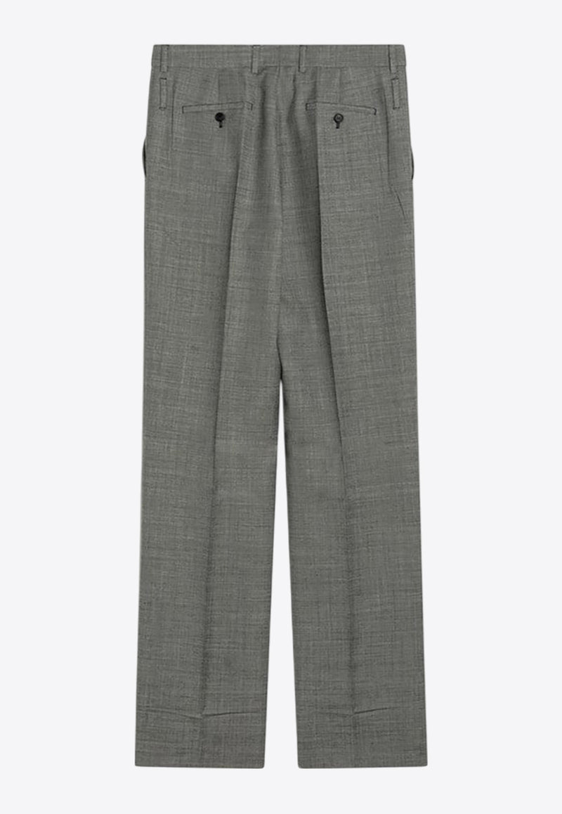 Prada Straight-Leg Tailored Pants Gray P273IOOO16VE/Q_PRADA-F0480