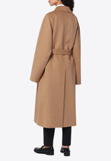 Prada Double-Breasted Wool-Blend Coat Brown P667RHOOO13FY/Q_PRADA-F0040