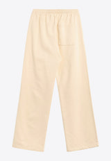 Sporty 
Rich Vendome Straight-Leg Logo Track Pants Cream PA040512231CR01CREAM