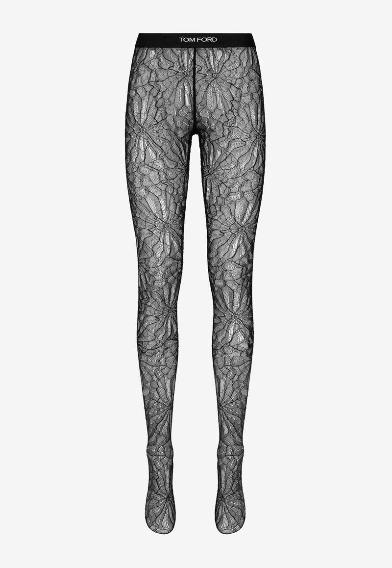 Tom Ford Circle Lace Leggings PAJ153-FAX1091 LB999 Black