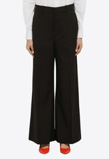 Marni Wide-Leg Tailored Wool Pants Black PAMA0450U0TW839/N_MARNI-00N99