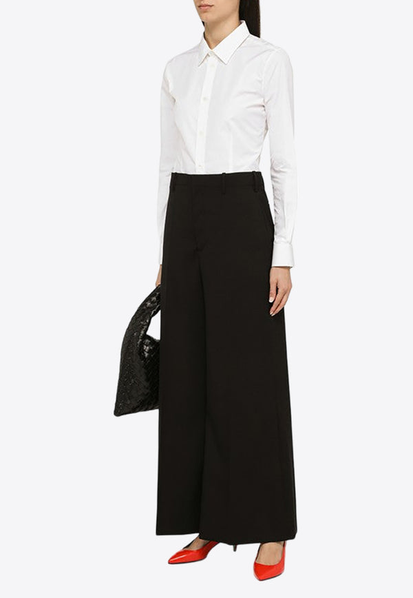 Marni Wide-Leg Tailored Wool Pants Black PAMA0450U0TW839/N_MARNI-00N99