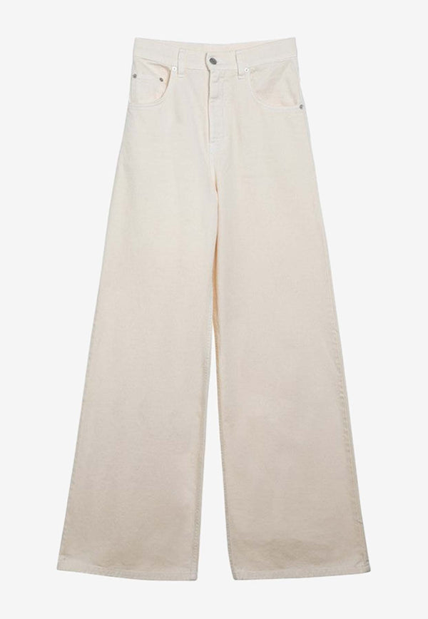 Margaux Lonnberg Parker Wide-Leg Jeans Off-white PARKERDE/O_LON-OW