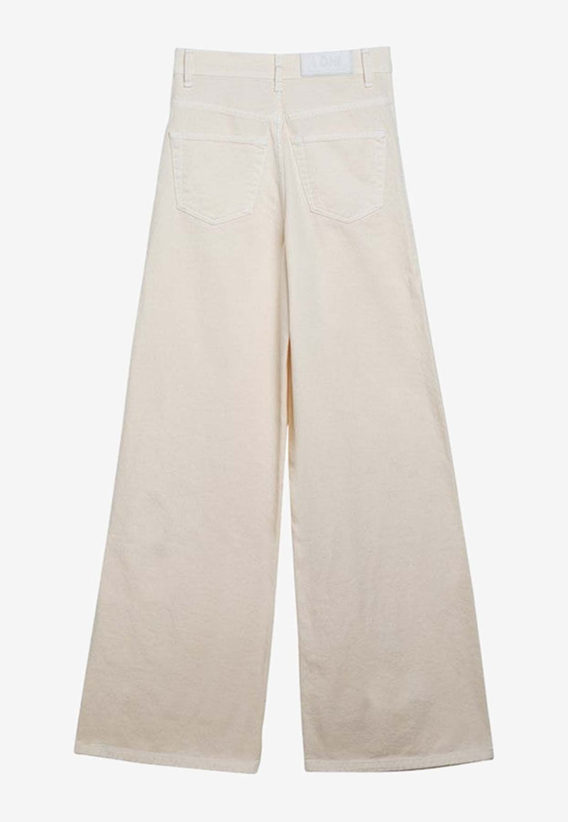 Margaux Lonnberg Parker Wide-Leg Jeans Off-white PARKERDE/O_LON-OW