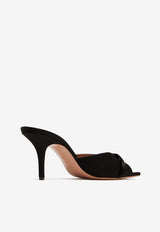 Malone Souliers Patricia 70 Satin Mules PATRICIA 70-3 BLACK/BLACK