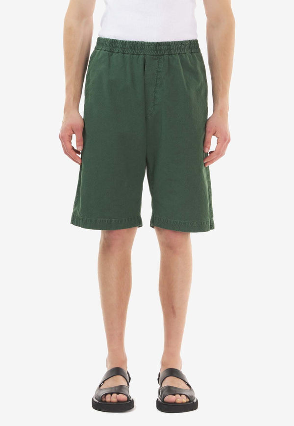 Barena Venezia Canariol Garzoto Bermuda Shorts Green PAU45332656GREEN