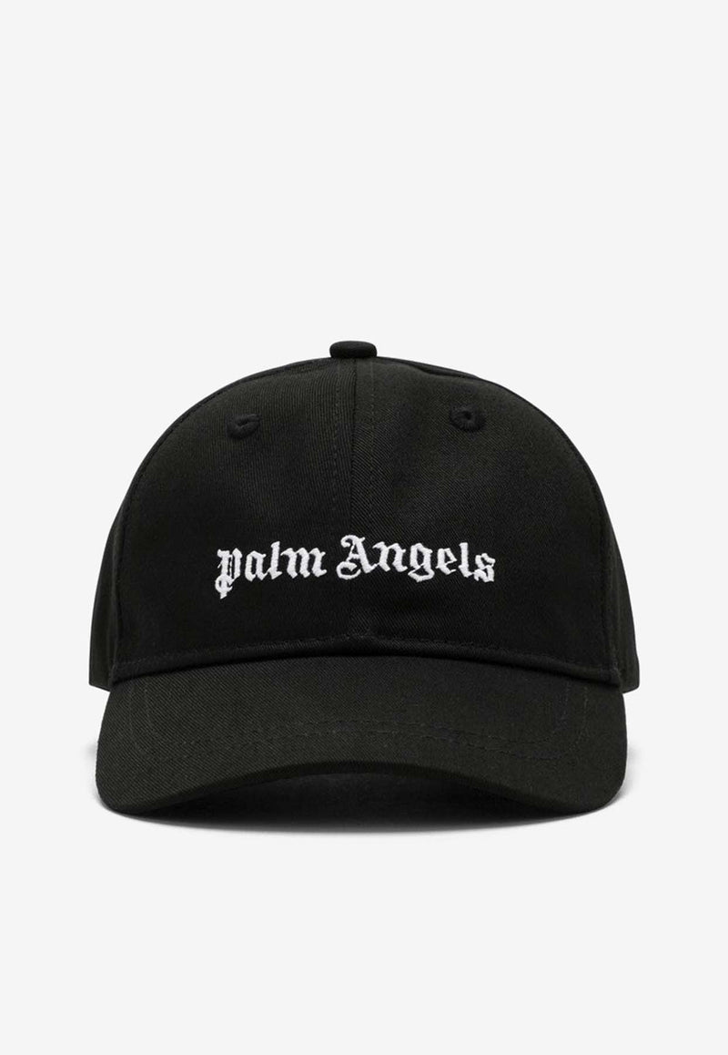 Palm Angels Kids Boys Logo-Embroidered Baseball Cap PBLB002C99FAB001/N_PALMA-1001