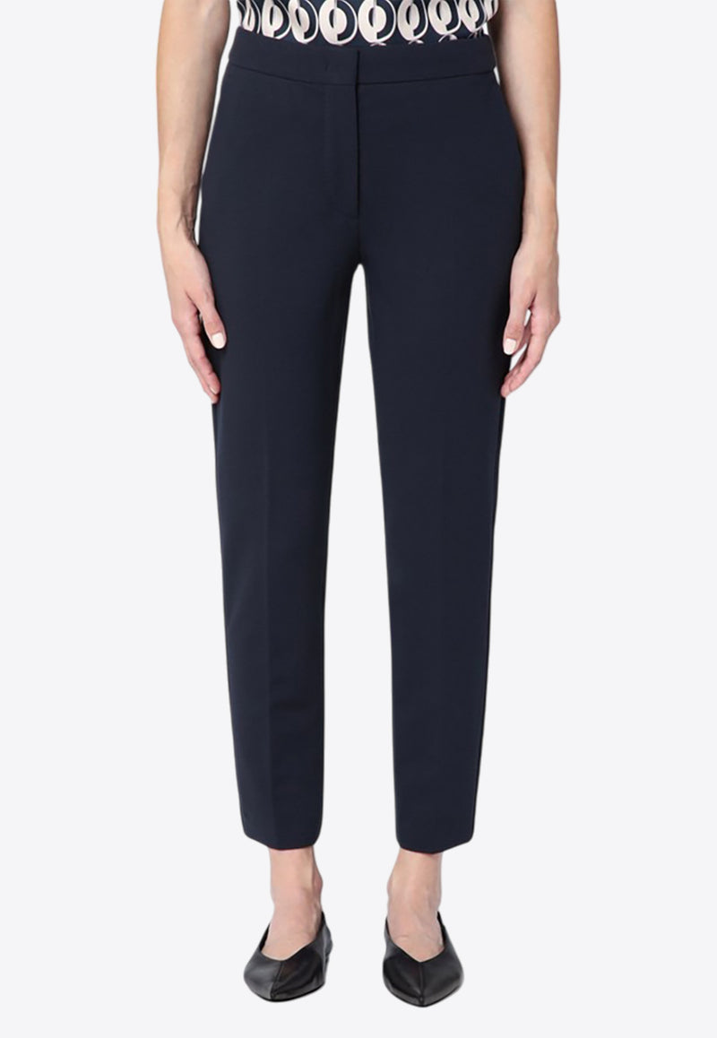 Max Mara Pegno Straight-Leg Tailored Pants Navy PEGNOCO/P_MAXM-009