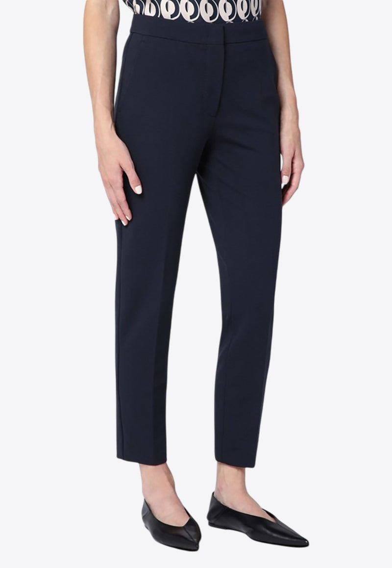 Max Mara Pegno Straight-Leg Tailored Pants Navy PEGNOCO/P_MAXM-009