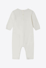 Bonpoint Babies Tilouana Sleepsuit  White PERXSEK00002CO/P_BONPO-002