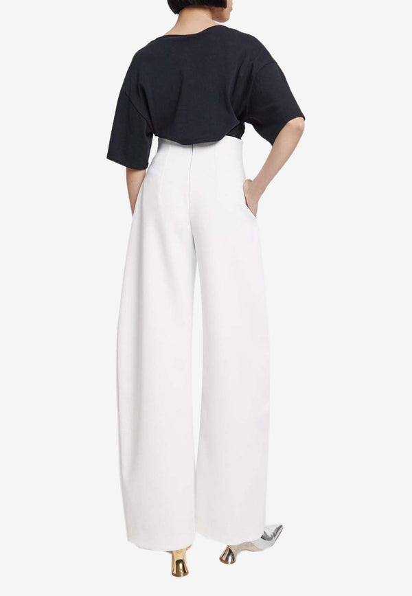 A.W.A.K.E Rounded Tailored Pants PF24.P01.LA02.WHITEWHITE