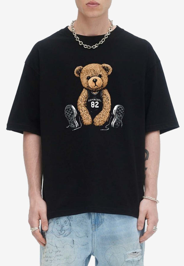 Dom Rebel Play Bear Print T-shirt Black PLAYT-SHIRTBLACK